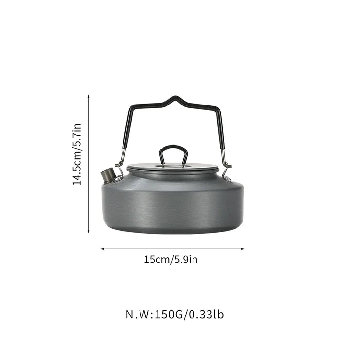 [Cookware] Campingmoon S800; Premium Anodized Femina Kettle, 0.8L, Compact 1-Person