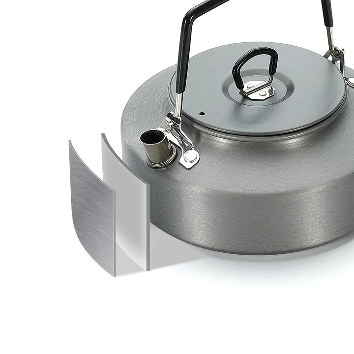 [Cookware] Campingmoon S800; Premium Anodized Femina Kettle, 0.8L, Compact 1-Person