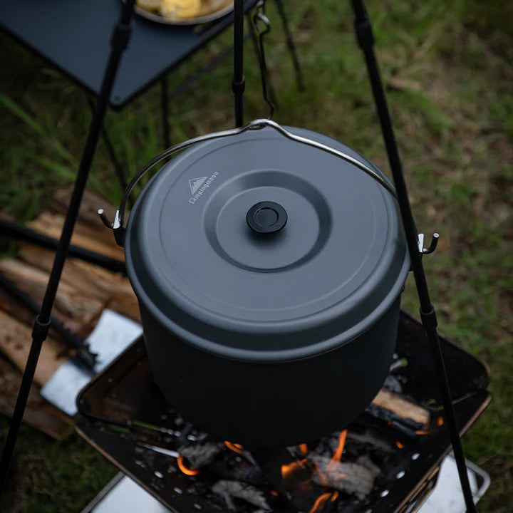 [Cookware] Campingmoon MC-230; 4-Quart Portable Camping Pot, Lightweight Aluminum