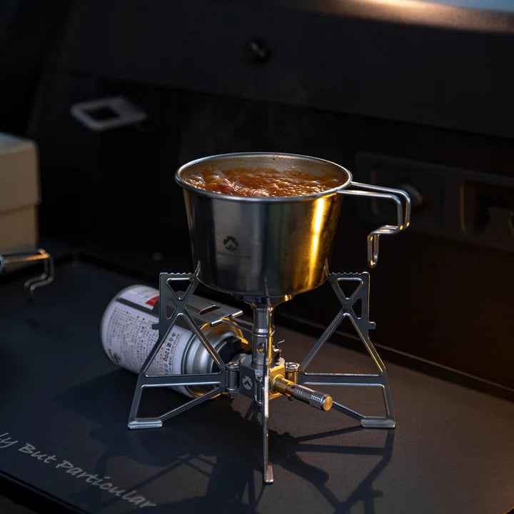 [Cookware] Campingmoon S369; Deep Sierra Cup 600ml Outdoor Camping Stainless Steel Sierra Cup Deep