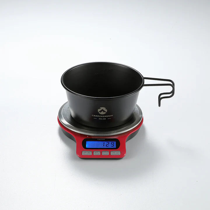 [Cookware] Campingmoon BKS-360; 2pcs Set Stainless Steel Deep Type Camping Sierra Cup 15oz, 450ml Black