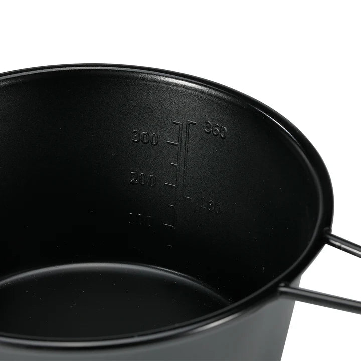 [Cookware] Campingmoon BKS-360; 2pcs Set Stainless Steel Deep Type Camping Sierra Cup 15oz, 450ml Black