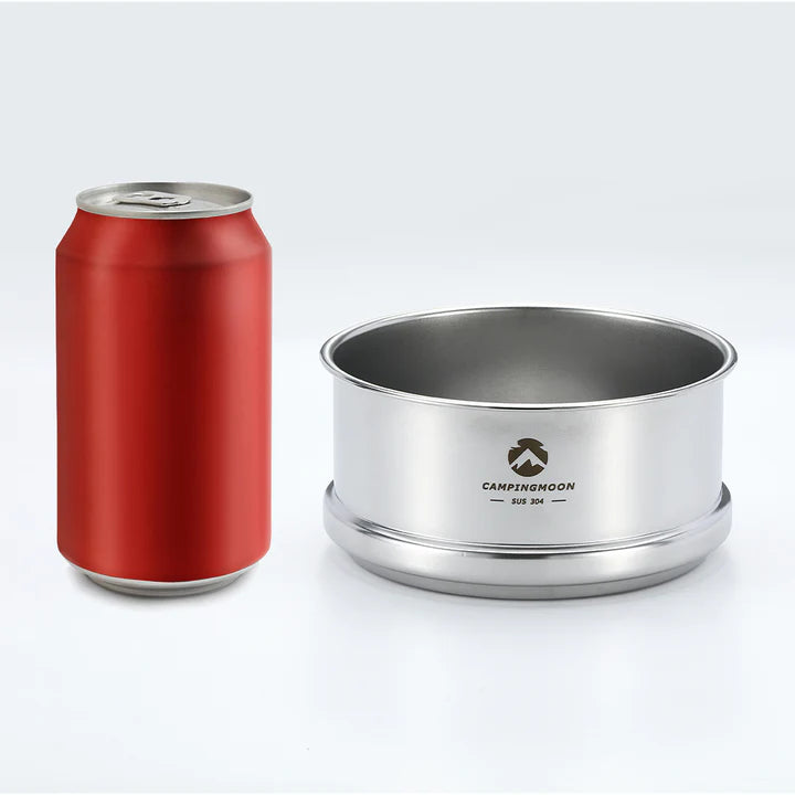 [Cookware] Campingmoon S362; Premium 4.7-Inch Mini Steamer for Sierra Cup, Durable 304 Stainless Steel