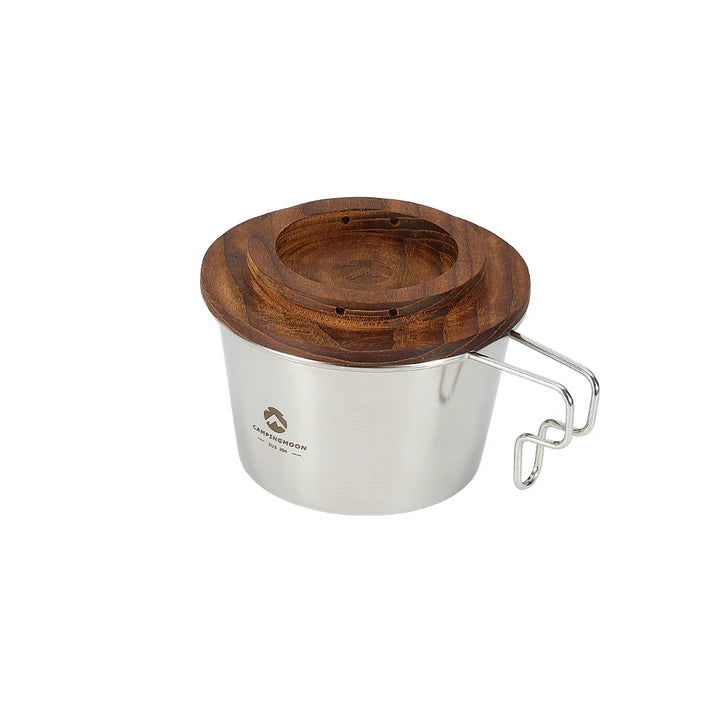 [Cookware] Campingmoon S369; Deep Sierra Cup 600ml Outdoor Camping Stainless Steel Sierra Cup Deep