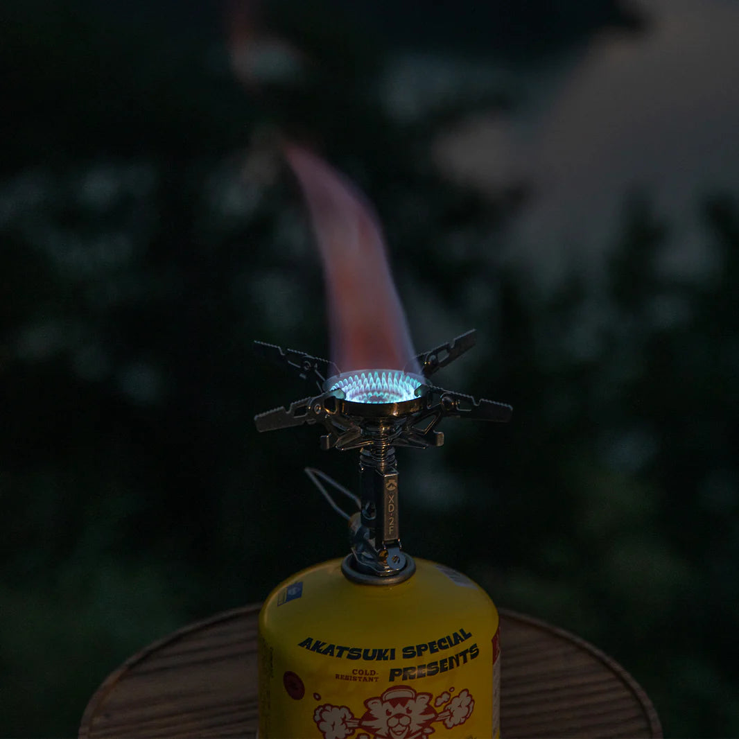 [Stove] Campingmoon XD-2F; Portable Camping Gas Stove with Ignitor & Flow Regulator Foldable for Outdoor