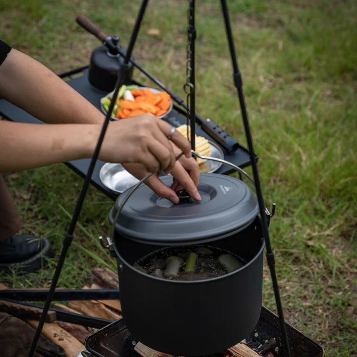 [Cookware] Campingmoon MC-230; 4-Quart Portable Camping Pot, Lightweight Aluminum