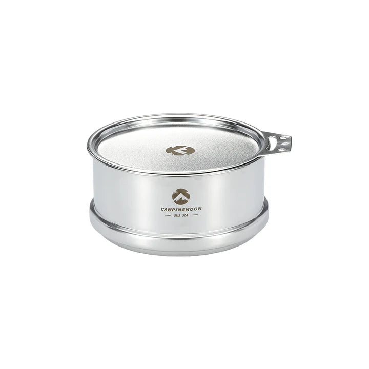 [Cookware] Campingmoon S362; Premium 4.7-Inch Mini Steamer for Sierra Cup, Durable 304 Stainless Steel