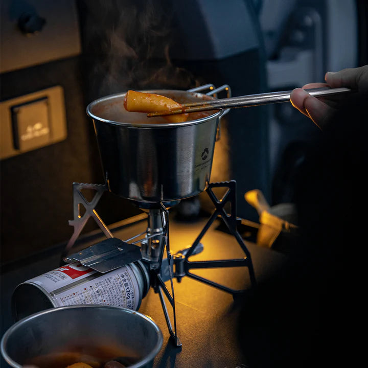 [Cookware] Campingmoon S369; Deep Sierra Cup 600ml Outdoor Camping Stainless Steel Sierra Cup Deep