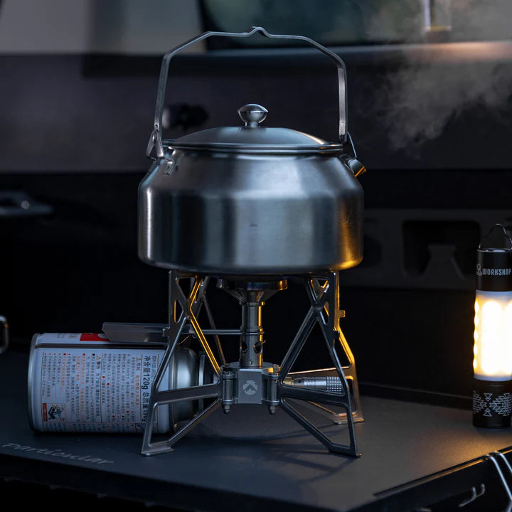 [Stove] Campingmoon XD-3-F; Butane Camping Stove w igniter and storage bag, Lightweight, Foldable, Igniter, Stainless Steel