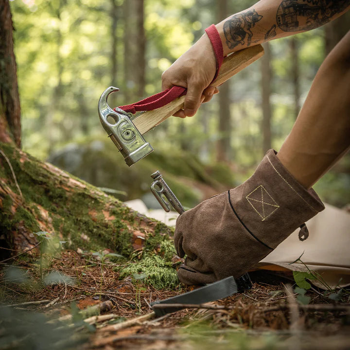 [Tent Tools] Campingmoon K30-8P; Forged Pegs, Stainless Steel Pegs, Hardening, Strength: HB366-388, Azuruda Stake, Tent Pegs, 11.8 inches (30 cm), 8 Pieces