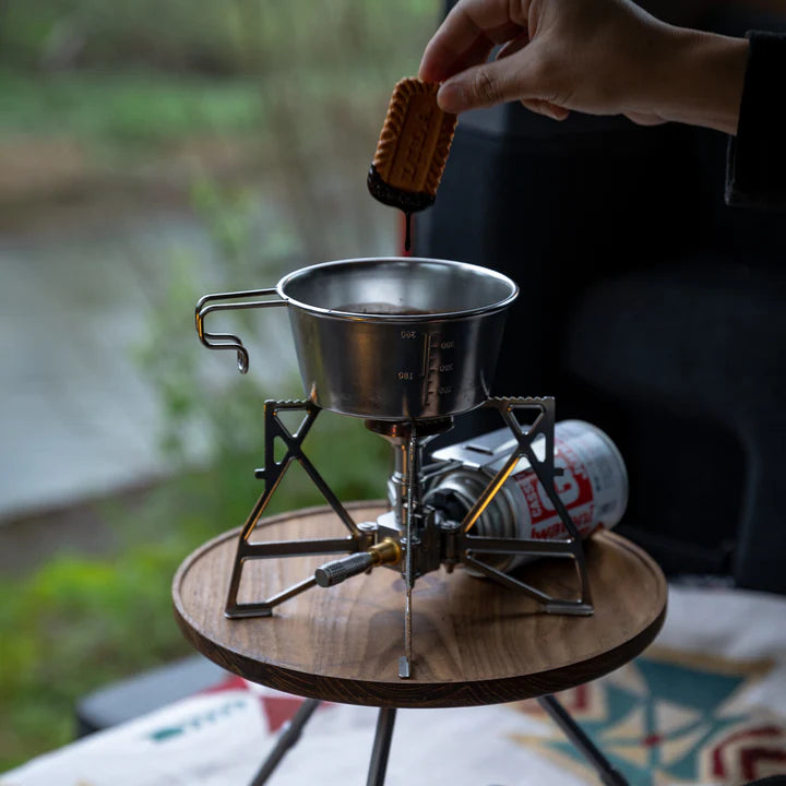 [Stove] Campingmoon XD-3-F; Butane Camping Stove w igniter and storage bag, Lightweight, Foldable, Igniter, Stainless Steel