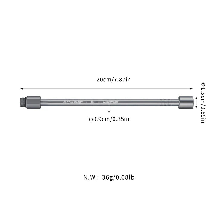 [Accessoty] Campingmoon Z12; Extension Pole Rod for Camping Lantern Gas Lamp