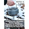 [Cookware] Campingmoon S1000; 1.0L Portable Ultra-Light Camping Kettle, Coffee & Tea Pot