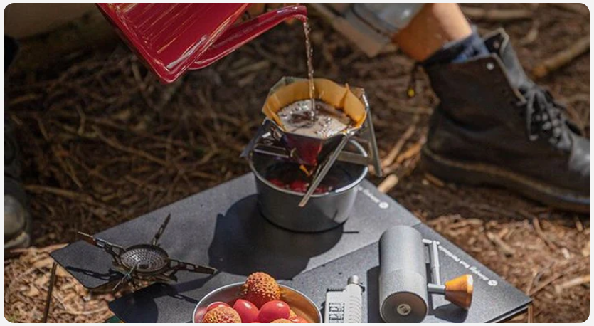 [Coffee Tools] Campingmoon COF-01; Collapsible Stainless Steel Camping Coffee Maker, Pour Over for Camping