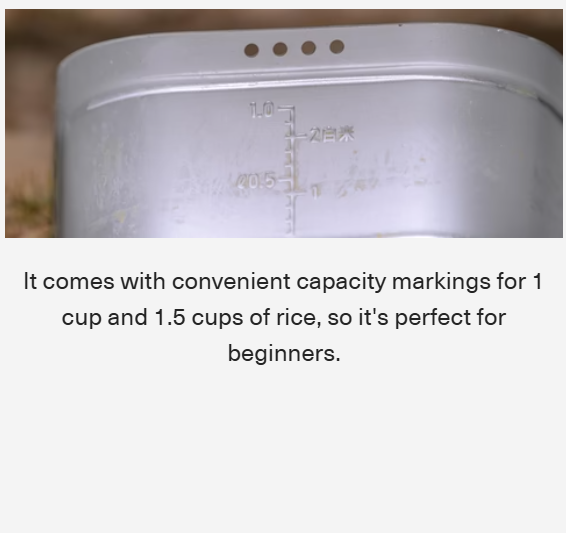 [Tableware] Campingmoon S-2013; Extra Thick Mess Tin, Large with Overflow Prevention Groove, Draining Hole, Outdoor Mess kit