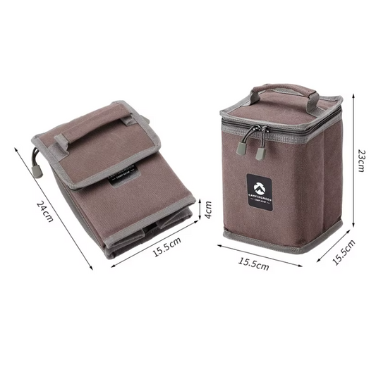 [Accessory] Campingmoon T-8-BC; Foldable Storage Bag Camping Gas Tanks Lamp Steamer BBQ Tools Storage Bag