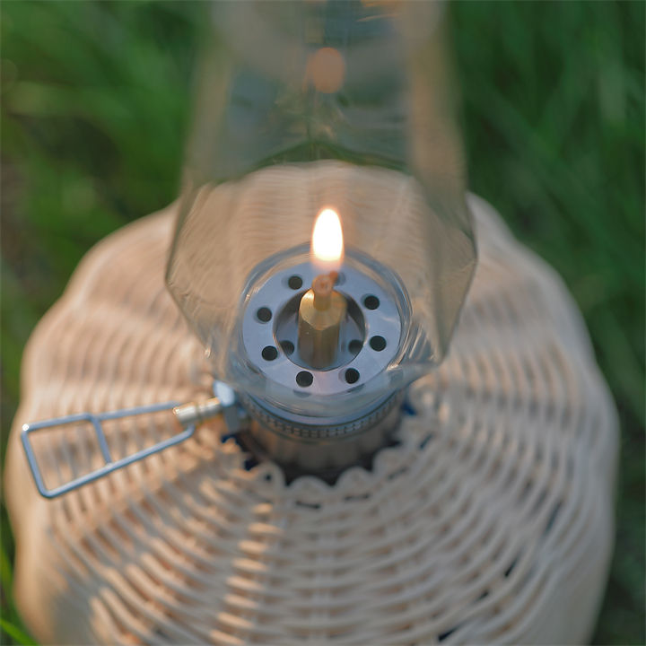 [Heater & Lantern] Campingmoon T-1; Camping Gas Lantern with Wooden Lantern Case