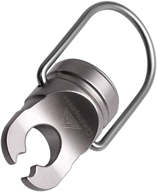 [Accessory] Campingmoon Z14; Camping Butane Canister Recycling Tool, Hole Punch, Gas Remover, Can be Hung on The Keychain