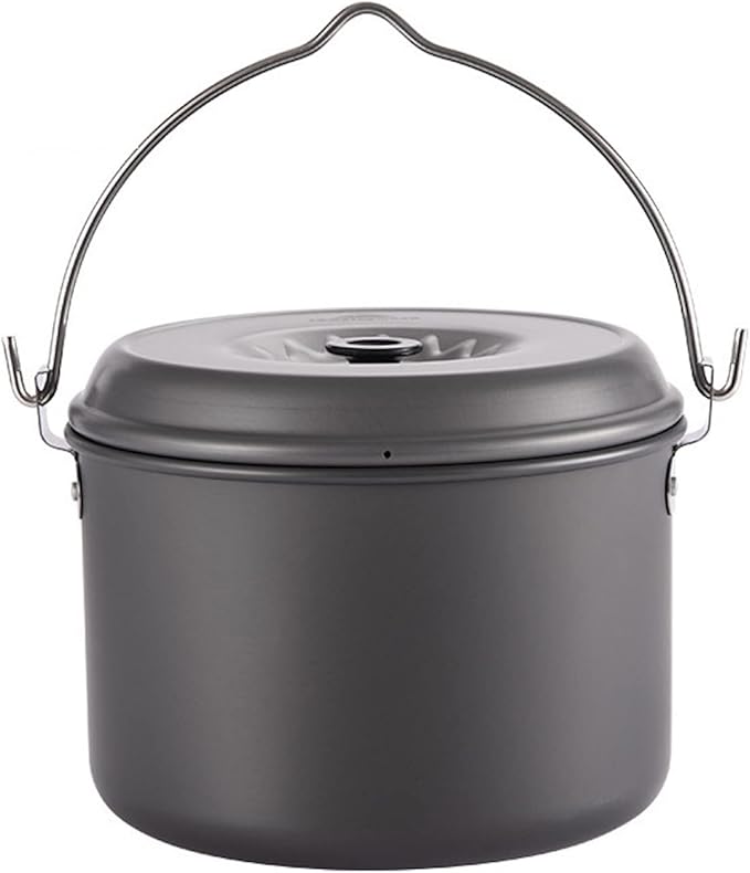 [Cookware] Campingmoon MC-230; 4-Quart Portable Camping Pot, Lightweight Aluminum
