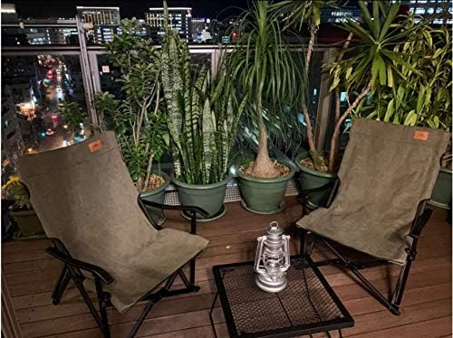 [Camping Chair] Campingmoon F-1003C-Black/Grey/Blue/Khaki/Brown; Foldable Chair Cotton Canvas Campfire Bonfire Open Fire Pits Camping Chair Low Style Chair