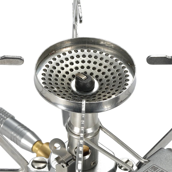[Stove] Campingmoon XD-3-F; Butane Camping Stove w igniter and storage bag, Lightweight, Foldable, Igniter, Stainless Steel