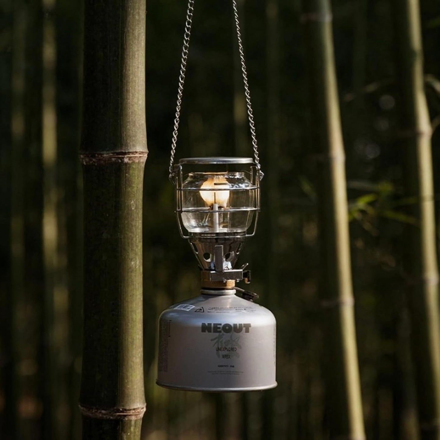 [Heater & Lantern] Campingmoon BKNX-92; Portable Stainless Steel Butane Heating Lamp Camping Outdoor Durable BBQ Heating Lamp Warmer Heater Lamp Stove Butane Gas Fuel Lantern Hiking Beach Travel Heavy Duty