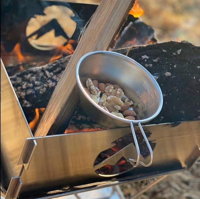 [Cookware] Campingmoon S-220-2P; 2-Piece Stainless Steel Sierra Cup, 310ml