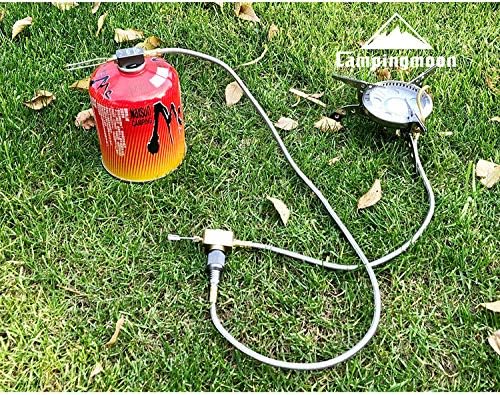 [Accessory] Camping Moon Z21-70; 27.6-inch Multi-Function Gas Hose for EN417 Lindal Valve Screw-on Type Canister and Device