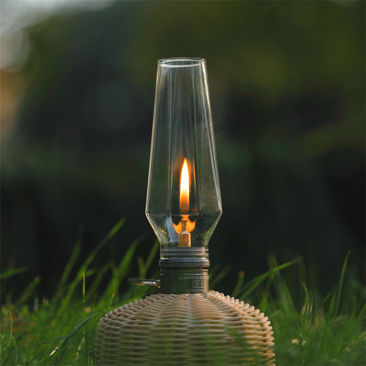 [Heater & Lantern] Campingmoon T-1; Camping Gas Lantern with Wooden Lantern Case