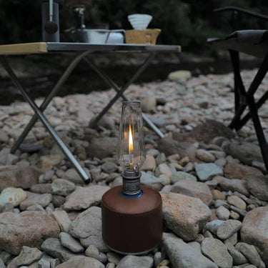 [Heater & Lantern] Campingmoon T-1; Camping Gas Lantern with Wooden Lantern Case