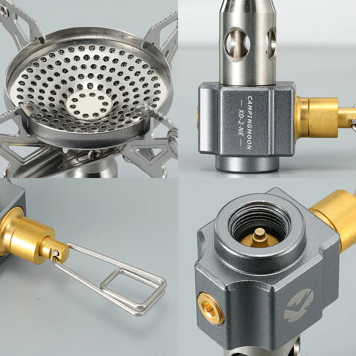 [Stove] Campingmoon XD-2-NE; High Power Backpacking Stove with Regulator, Lightweight & Compact