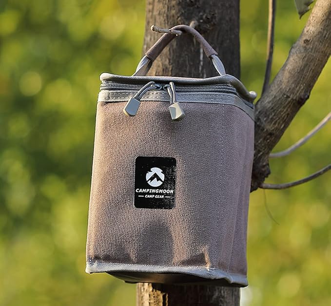 [Accessory] Campingmoon T-8-BC; Foldable Storage Bag Camping Gas Tanks Lamp Steamer BBQ Tools Storage Bag