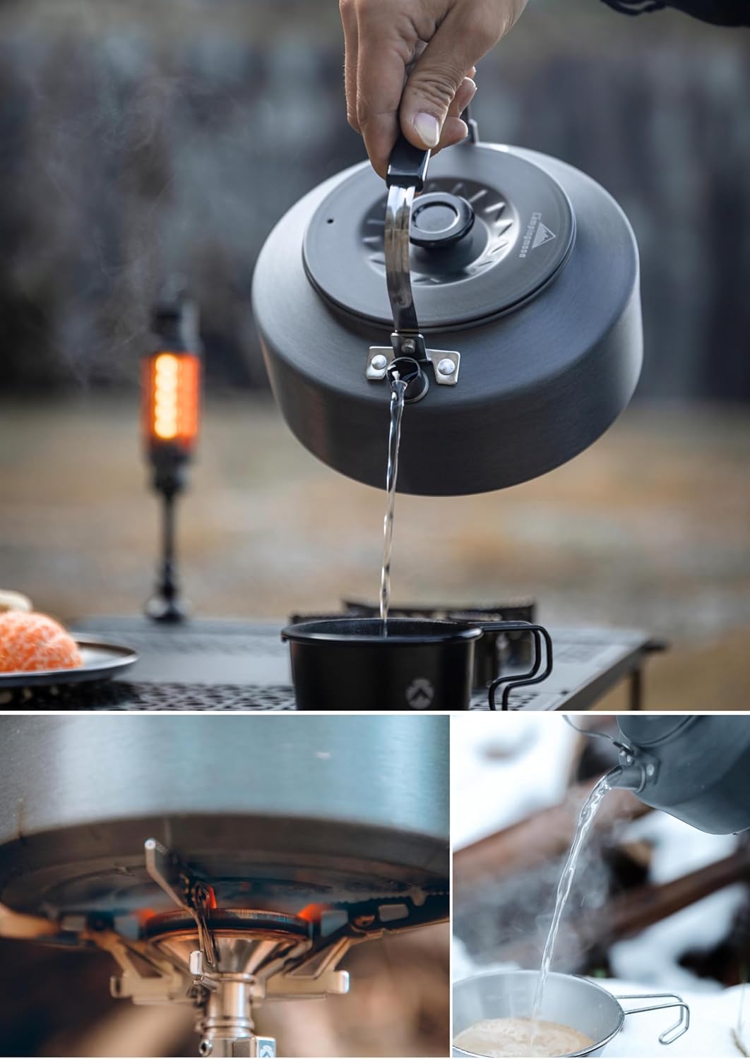 [Cookware] Campingmoon S1500; 1.5L Portable Ultra-Light Camping Kettle, Coffee & Tea Pot