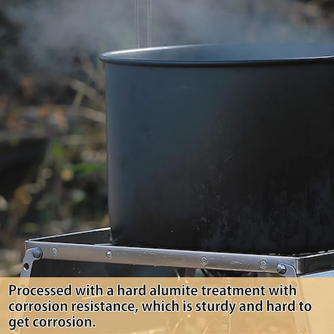 [Cookware] Campingmoon MC-230; 4-Quart Portable Camping Pot, Lightweight Aluminum