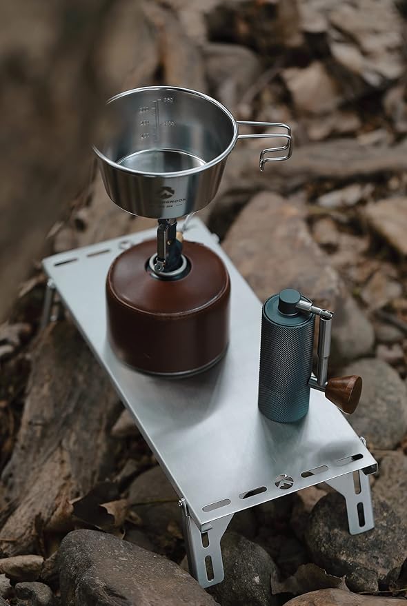 [Cookware] Campingmoon S360; 2pcs Set Stainless Steel Deep Type Camping Sierra Cup 450ml