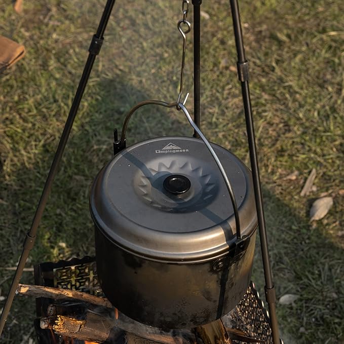 [Cookware] Campingmoon MC-230; 4-Quart Portable Camping Pot, Lightweight Aluminum