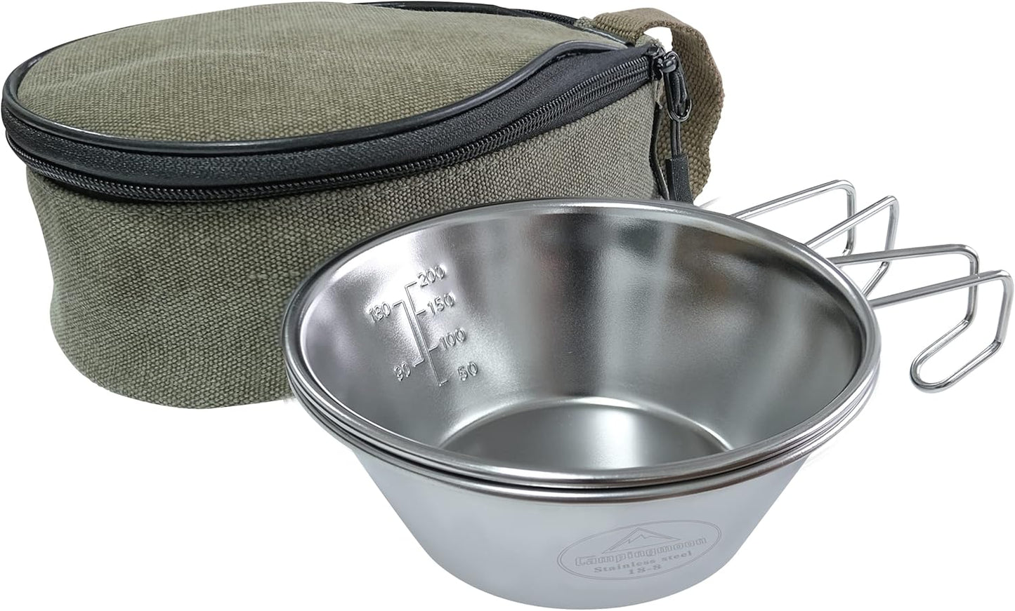 [Accessory] Campingmoon S220-B; Outdoor Portable Canvas Snow Pull Beer Mug Storage Bag Portable Hangable Camping Equipment