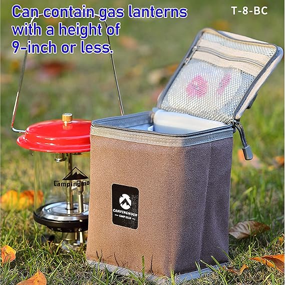 [Accessory] Campingmoon T-8-BC; Foldable Storage Bag Camping Gas Tanks Lamp Steamer BBQ Tools Storage Bag