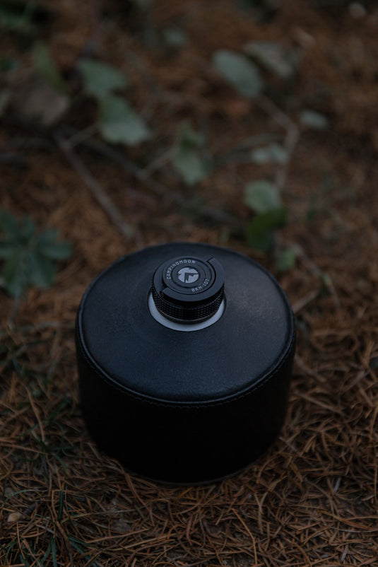 [Accessory] Campingmoon BKM-107; Cap Lid for Camping Gas Fuel Standard Canister with EN417 Lindal Valve Cassette Gas Can Black