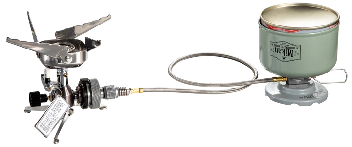 [Accessory] Camping Moon Z21-70; 27.6-inch Multi-Function Gas Hose for EN417 Lindal Valve Screw-on Type Canister and Device