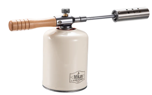 [Camping Torch] Campingmoon MT-3955; Long Barrel Flame Blow Torch 47000 BTU High Fire Power for Nozzle Screw Type Camping Butane Fuel Outdoor Camping Charcoal Wood Grill