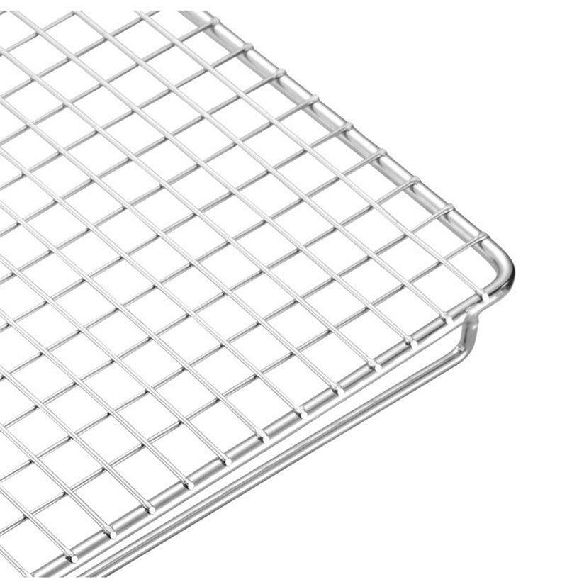 [Grill Accessory] Campingmoon W2; Stainless Steel Barbecue Wire Mesh Barbecue Grill Plate Barbecue Grate Mesh