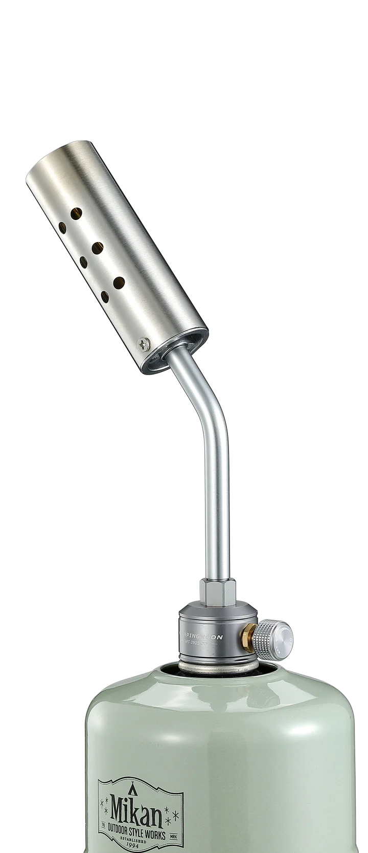 [Camping Torch] Campingmoon MT-3915-OD; Cooking Torch with Flame Control for BBQ & Campfire, (Isobutane)