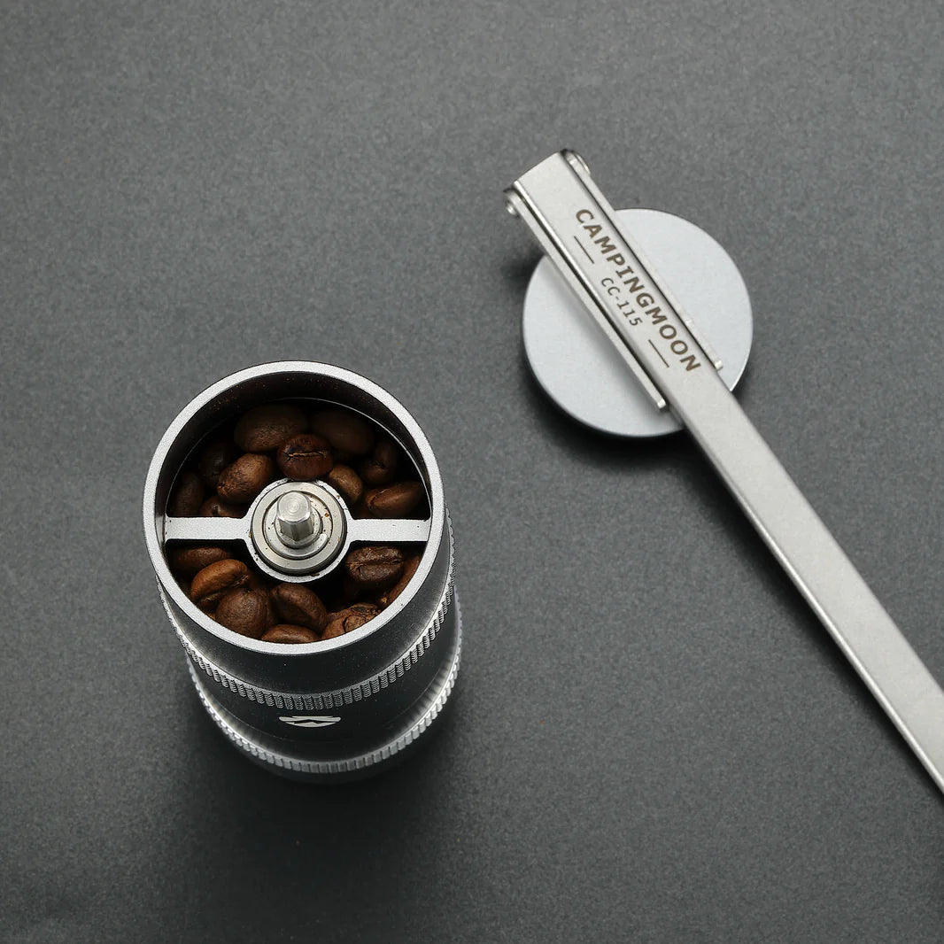 [Coffee Tools] Campingmoon CC-152; Outdoor Camping Hand Coffee Grinder Stainless Steel Grinding Core Folding Hand Coffee Grinder