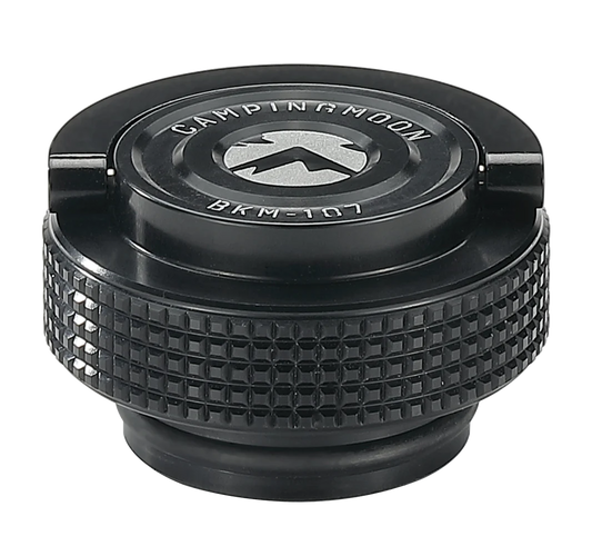 [Accessory] Campingmoon BKM-107; Cap Lid for Camping Gas Fuel Standard Canister with EN417 Lindal Valve Cassette Gas Can Black