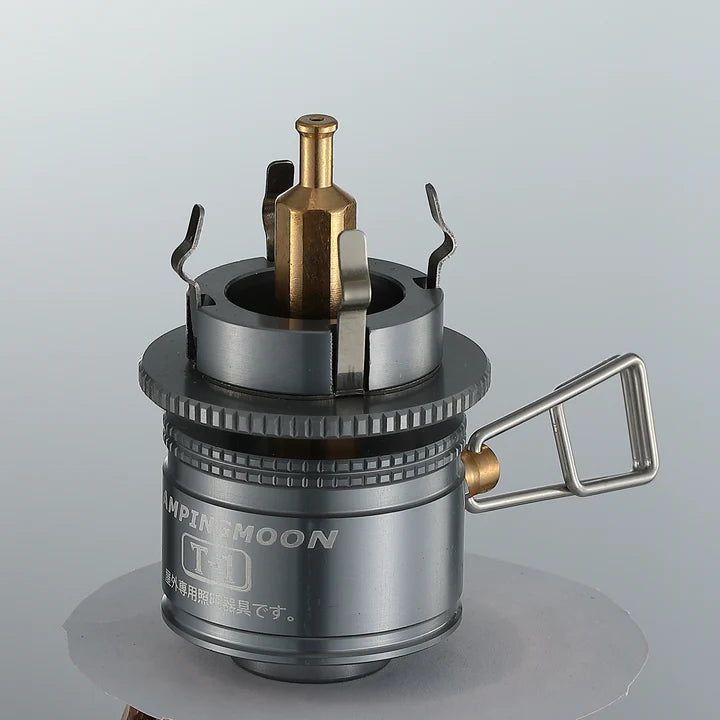 [Heater & Lantern] Campingmoon T-1; Camping Gas Lantern with Wooden Lantern Case