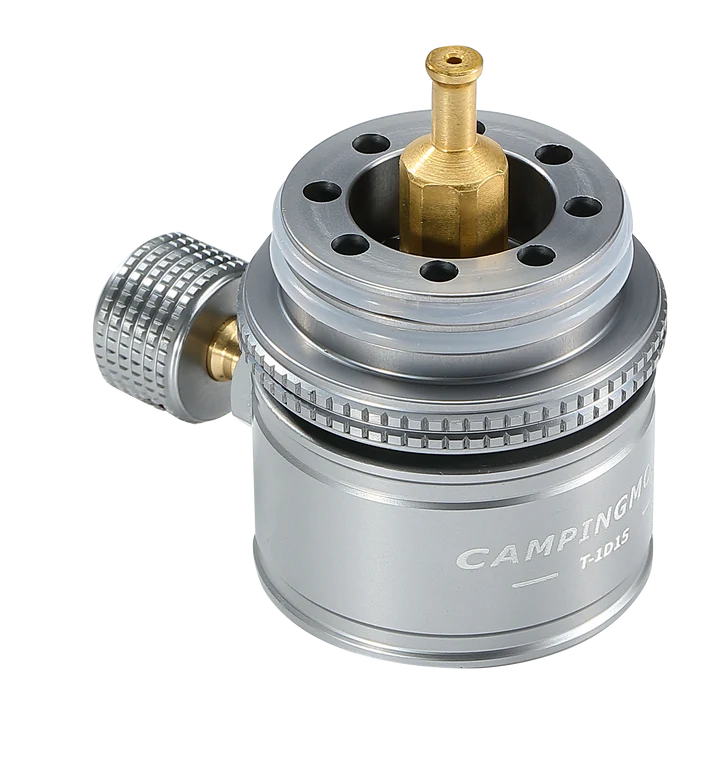 [Heater & Lantern] Campingmoon T-1D15; Camping Gas Lantern, Wooden Case Gas Candle with Empty Tank