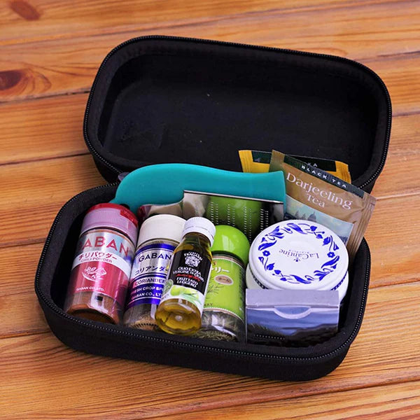 [Tableware Accessory] Campingmoon S-1609-B; EVA Case for Regular Medium Mess Tin 7.3 x 4.5 x 3 inches Black Gear