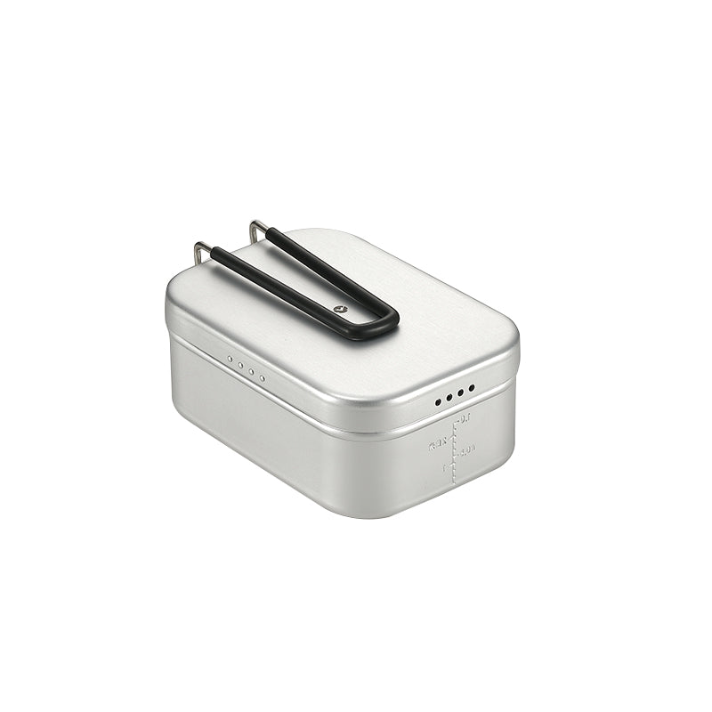[Tableware] Campingmoon S-2013; Extra Thick Mess Tin, Large with Overflow Prevention Groove, Draining Hole, Outdoor Mess kit