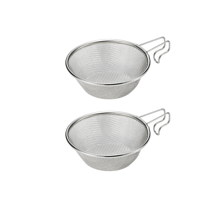 [Cookware] Campingmoon S-213-2P; Stainless Steel Shell Stacking Monkey Set, 2-Pack